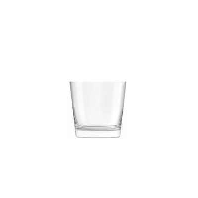 Przezroczysta szklanka Onis Rock Steady o pojemności 265 ml. Klasyczny, minimalistyczny design z grubym dnem, widoczny w ujęciu na wprost na białym tle.