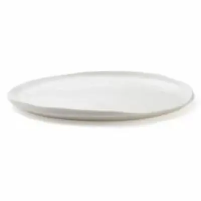 Talerz płytki 25 cm - kremowy - Eter Cloud (V-85203-6)