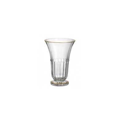 Wazon kryształowy 25,5 cm - Anita Gold (837980)