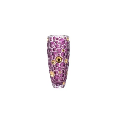 Wazon kryształowy 35 cm - Lisboa Gold Pink (963941)
