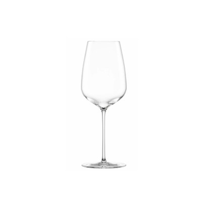 Kieliszek Perfect Match marki Schott Zwiesel o pojemności 514 ml. Przezroczyste szkło o smukłej czaszy i długiej nóżce, widok na wprost na białym tle.