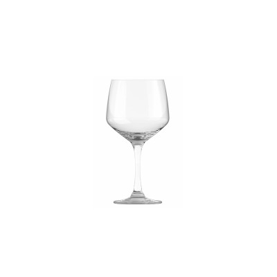 Przezroczysty kieliszek do Gin & Tonic marki Onis z serii Skyline o pojemności 590 ml. Eleganckie szkło o szerokiej czaszy na smukłej nóżce, widok na wprost.
