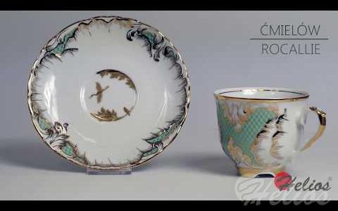 Filiżanka Ćmielów Rocaille (24k gold) - Helios Szkło