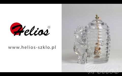 Pojemnik kryształowy na miód NIEDŹWIADEK - Helios Szkło