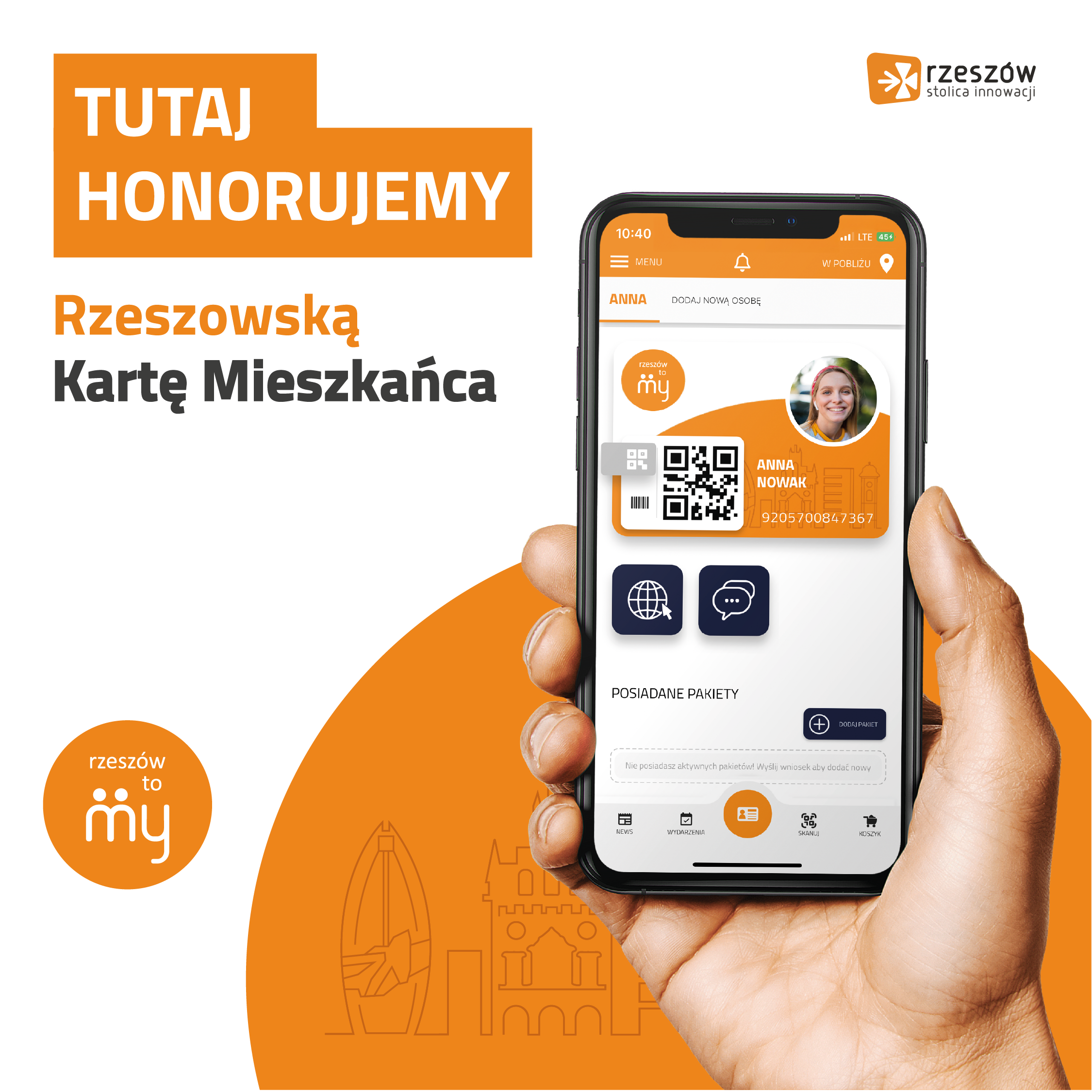 Honorujemy Rzeszowską Kartę Mieszkańca